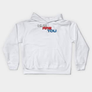 Hue Are You logo (comic) Kids Hoodie